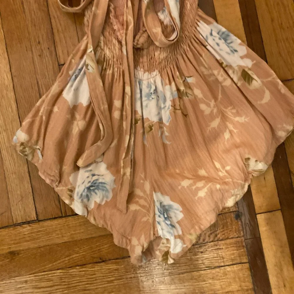 Winston White Large Aurora Floral Romper - Picture 8 of 10